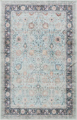 Miniatura 278 de GLN Rugs Traditional Collection - Alfombra de felpilla lavable a máquina, tradicional lavable, antideslizante, alfombra de felpilla de pelo corto