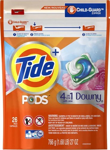 Miniatura 15 de Tide PODS con detergente líquido Downy, April Fresh, 12