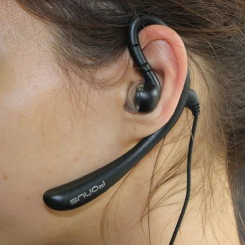 Miniatura 3 de Premium detrás de la oreja Cableado manos libres Boom Headset MONO Auricular único auricular con micrófono para Boost Mobile LG Optimus F7, Boost