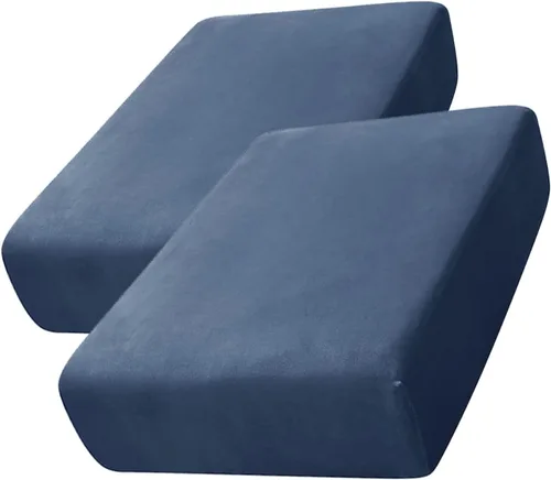 Miniatura 34 de CONRUSER Funda de cojín elástica de terciopelo suave, funda de cojín de felpa de terciopelo suave, funda de sofá, protector de muebles con parte