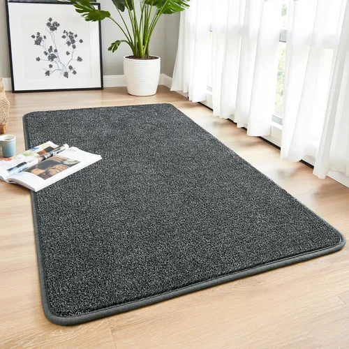 Miniatura 11 de Chicrug Alfombras Modernas de 2x8 Pies para Dormitorio y Sala de Estar, Alfombra de Pasillo de Espuma Viscoelástica de Pelo Bajo para Entrada