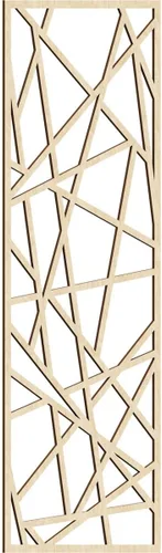 Miniatura 94 de Conway Paneles de pared decorativos de madera con calado, 9 3/8 pulgadas de ancho x 24 3/8 pulgadas de alto x 1/4 de alto, aliso
