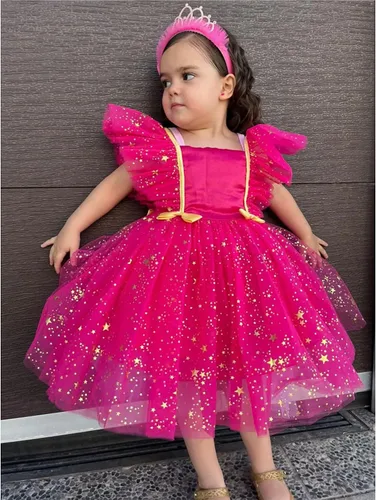 Miniatura 7 de HNXDYY Vestido para niña pequeña, vestido de fiesta de cumpleaños de princesa para bebé