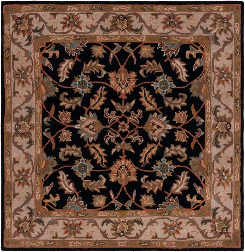Miniatura 36 de Safavieh colección Heritage HG628A - tapete oriental tradicional hecho a mano de lana verde oscura y dorada, Lana, negro / beige (Black/ Beige)