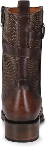 Miniatura 5 de Cuadra Botas altas para mujer en piel auténtica con cremallera, color marrón