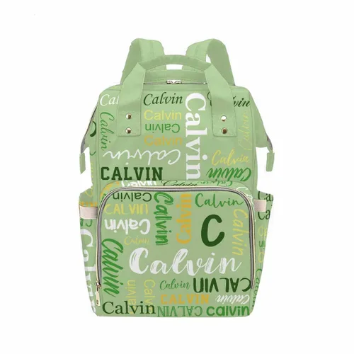 Miniatura 4 de InterestPrint Bolsa de pañales con nombre, mochila personalizada para hombres y mujeres, Color 17, Mochilas Daypack