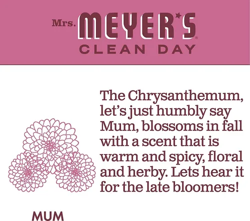 Miniatura 6 de Mrs. Meyer's Clean Day - Detergente líquido para platos, aroma a crisantemos, fórmula biodegradable 16 fl oz paquete de 2