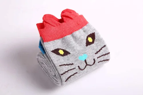 Miniatura 4 de Cute Tube Socks, Girls Knee Socks, Fun Socks For Girls or Teens, cute animal socks Fox Cat Deer Fawn Bear