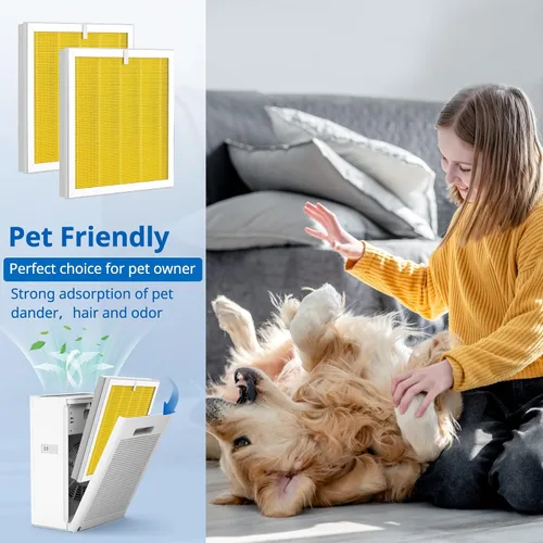Miniatura 6 de Filtro G3 para el cuidado de mascotas compatible con AME G3 Sferf-30 (FXAP2W) purificador de aire para VEWIOR ClearAir-A3 Filtro purificador de aire