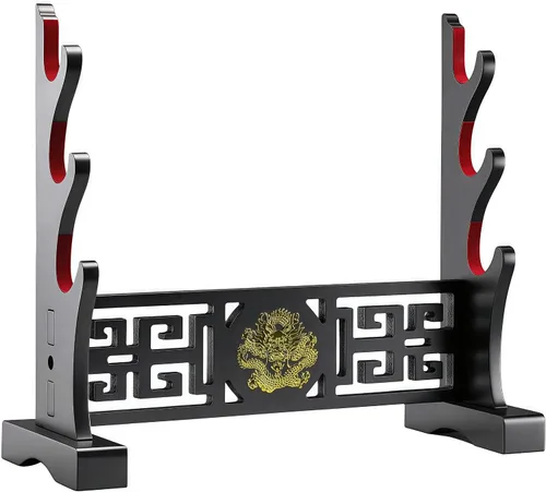 Miniatura 8 de Soporte acolchado para espada, soporte de terciopelo para proteger la espada, Katana Genji, hoja samurái japonesa Gladius Templar, soporte medieval