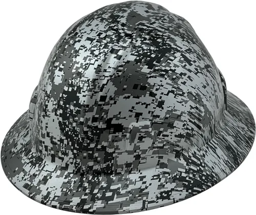 Miniatura 25 de Texas America Safety Company Casco de seguridad con visera completa, diseño patriótico hidroimpreso, con suspensión de 4 puntos y bolsa Primera