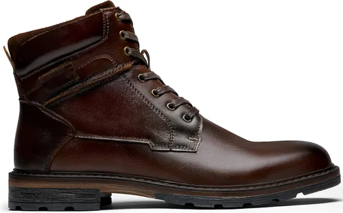 Miniatura 3 de Jousen Botas de cuero casuales para hombre, botas de vestir Chukka de moda para hombre