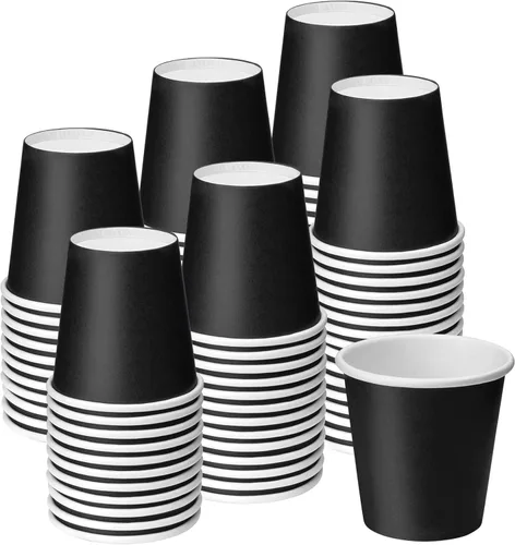 Miniatura 26 de Paquete de 50 vasos de papel desechables de 3 onzas, vasos de papel para baño de café, tazas pequeñas para aperitivos, baño, expreso, perfecto