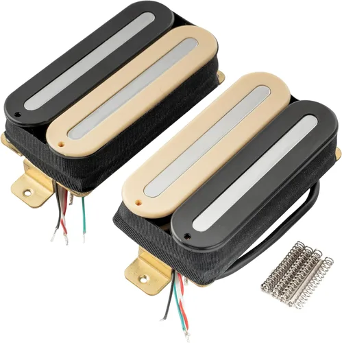 Miniatura 9 de Pastillas humbucker de cerámica Artec HXTN Super Power de doble cuchilla Hot Rail para guitarra eléctrica estilo Strat Tele, juego de pastillas