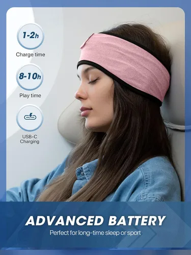 Miniatura 6 de Auriculares para dormir, inalámbricos, diadema Bluetooth, cómoda máscara de ojos para dormir, diadema deportiva, accesorios tecnológicos, regalos