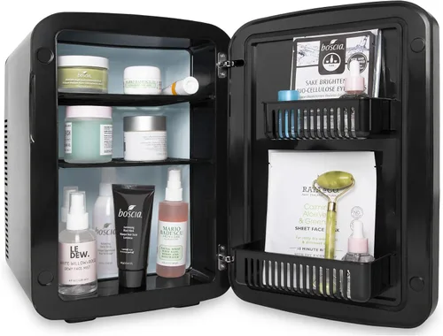 Miniatura 3 de Cooluli minirefrigerador de 15 L con pizarra magnética - refrigerador pequeño portátil para viajes, auto y oficina, V15LE2BK