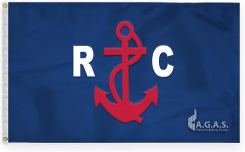 Miniatura 10 de AGAS - Bandera de yate del Comité de Carreras – 12 x 18 pulgadas – Nylon 200D impreso – Bordes cosidos – Ojales de latón – Bandera de barco