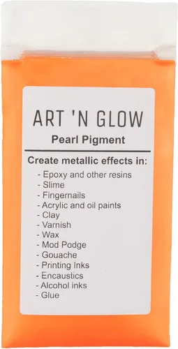 Miniatura 9 de Art 'N Glow Pigmento en polvo de perla de mica, 0.88 onzas, pigmento de perla fina para resina epoxi, gran opción para creativos, pinturas