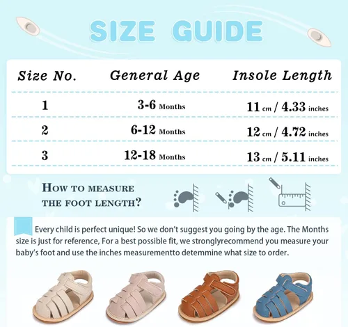 Miniatura 6 de Babelvit Infant Baby Girls Boys Soft Summer Sandals Casual Dress Shoe Anti Slip Rubber Sole Outdoor Flats Toddler First Walker Shoes