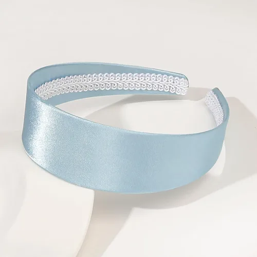 Miniatura 4 de Ivyu Diadema Azul Cenicienta - Azul Claro Teal, Diadema Ancha Gruesa para Mujeres y Niñas, Estilo de los 70