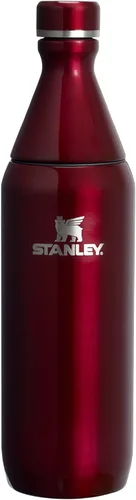 Miniatura 15 de Stanley All Day - Botella delgada de 20 onzas, tapa giratoria con sello a prueba de fugas, diseño delgado para viajes y gimnasio, acero inoxidable