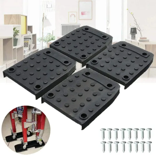 Miniatura 3 de Tookie Almohadillas antideslizantes para paneles de yeso, 4 alfombrillas de trípode de construcción con tornillo, kit de repuesto para almohadillas