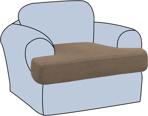 Miniatura 59 de H.VERSAILTEX Funda Elástica para Sillón Sofá con Cojín en Forma de T, Fundas de Cojín en T para Sala de Estar, Funda para Sillón Sofá, Funda