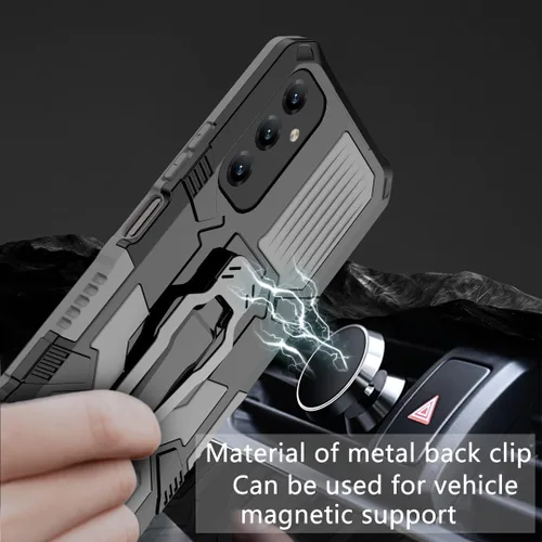 Miniatura 4 de Funda compatible con Redmi Note 7, funda protectora a prueba de golpes con función atril incorporada, compatible con Xiaomi Redmi Note 7 Pro, funda