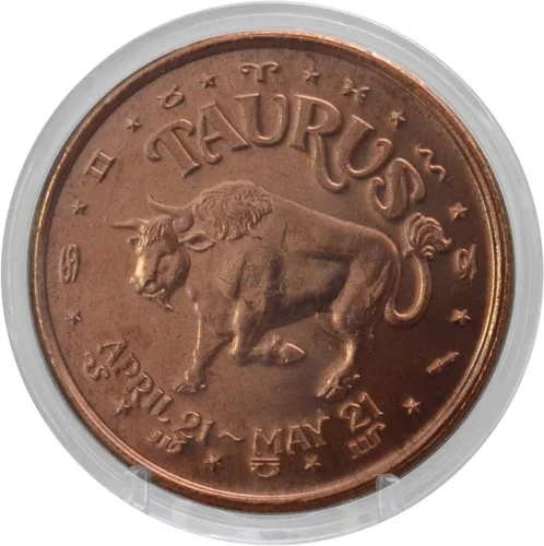 Miniatura 7 de Ficha portadora de agua de acuario: moneda de desafío de cobre puro de 1 oz en cápsula - Regalo de astrología y zodiaco, perfecto para visionarios