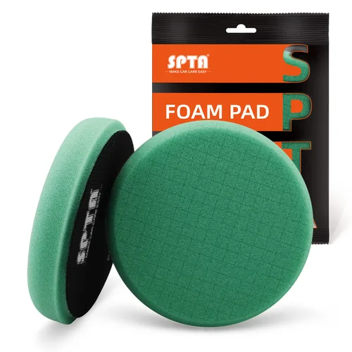 Miniatura 29 de SPTA - Almohadilla verde de corte grueso de 3.5 pulgadas para placa de respaldo de 3 pulgadas (80 mm), esponja de pulido ideal para pulir