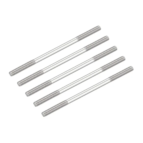 Miniatura 9 de METALLIXITY Tornillos de doble extremo (rosca M8, longitud 80 mm) 5 piezas, pernos de varilla roscada doble de acero inoxidable 304