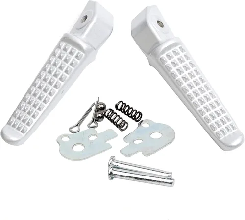 Miniatura 8 de Mokuo Estriberas delanteras de motocicleta aptas para CBR 1100, CB 1100 XL, VFR 800, CB 750, NT 650, CBR 600, VTR 250, XL 125 Pie delantero