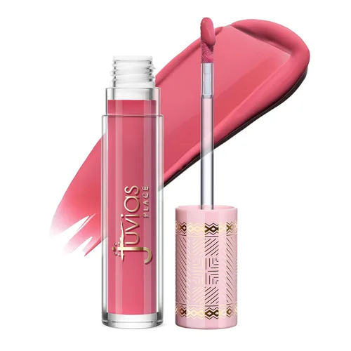 Miniatura 13 de Juvia's Place Smoothie Lip Gloss Pink Velvet - Brillo de labios crema hidratante con tonos rosa y malva - Brillos voluminosos no pegajosos - Brillo