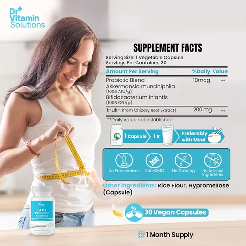 Miniatura 8 de DR VITAMIN SOLUTIONS Limpieza de 15 días y GLP-1 Probiotic Support Gut Reset Duo