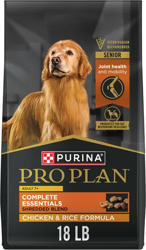Miniatura 12 de Purina Pro Plan Alimento para perros mayores con probióticos para perros, mezcla triturada de pollo y arroz, bolsa de 34 libras