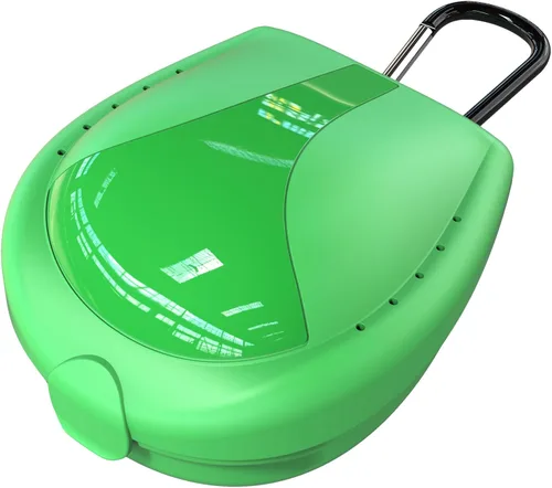Miniatura 9 de BVN Funda de protección bucal para deportes, caja de almacenamiento portátil de ABS con tapa segura para fútbol y baloncesto, soporte higiénico, sin