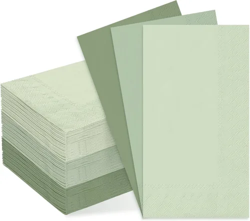 Miniatura 9 de Whaline Servilletas de papel rosa, 3 colores degradados, desechables, servilletas de almuerzo para el día de San Valentín, boda, cumpleaños, Rosado