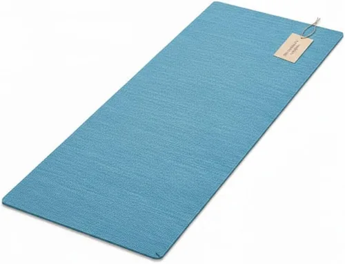 LFH Home - Tapete de yoga de algodón hecho a mano para ejercicio, entrenamiento, fitness, perfecto y de alta calidad, ecológico, tejido de algodón