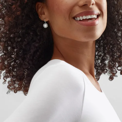 Miniatura 4 de Silpada Aretes colgantes de perlas para mujer, perlas cultivadas de agua dulce, plata de ley 925, ideas de regalo de joyería, cuento de hadas