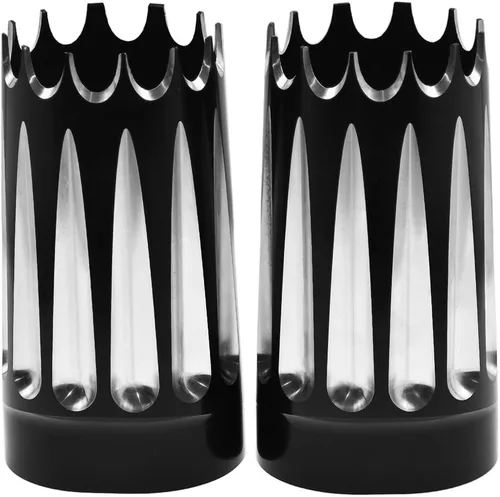 Miniatura 7 de Cubiertas deslizantes de horquilla superior para Harley Touring Road King Street Electra Glide Cromo