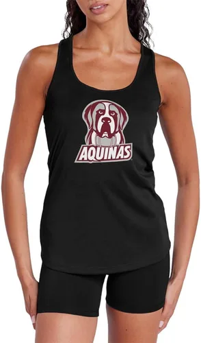 Miniatura 283 de Camiseta deportiva sin mangas oficial de NCAA Collegiate para mujer, con espalda cruzada, colección con logotipo primario