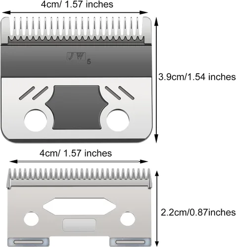 Miniatura 6 de VGR 640 cortapelos profesionales para hombres, juego de cortapelos y recortadoras inalámbricas de 9000 rpm, kit de corte de pelo con hoja en T sin