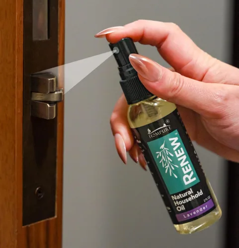 Miniatura 4 de HōMPURE® Renew - Aceite natural para el hogar de lavanda, lubricante ecológico multiusos con aroma a lavanda para puertas, bisagras y cerraduras