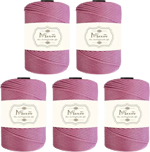 Miniatura 92 de Cordón de macramé premium de poliéster 3 mm × 218 yardas, cordón de macramé 100% polipropileno de 3 mm, ideal para crochet, colgadores de pared, 30