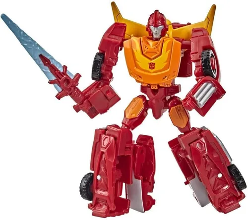 Transformers Toys Generations War for Cybertron: Kingdom Core Class WFC-K43 Autobot Hot Rod Figura de acción – Niños de 8 años en adelante, 3.5