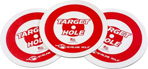 Miniatura 9 de EyeLine Golf Target Circle as Training Aid – Ideal for Chipping and Pitching – Super Thin with Foldable Configurations. Bright Color Markings Easy