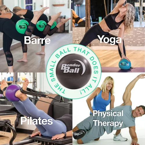 Miniatura 2 de La pelota original de Pilates de 9 pulgadas para abdominales, entrenamiento del núcleo y espalda, pelota de entrenamiento del núcleo, pequeña pelota