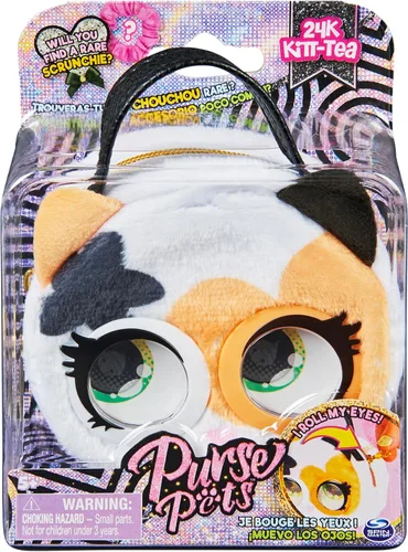 Miniatura 13 de Purse Pets Micros, Denim Deerie Stylish Small Purse with Eye Roll Feature