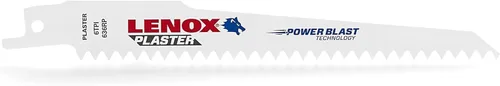 Miniatura 2 de LENOX Tools Hoja de sierra recíproca de uso general con tecnología Power Blast, bimetálica, 6 pulgadas, 10/14 TPI, 2/PK