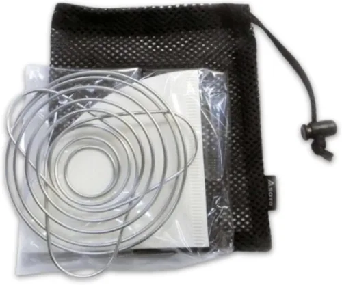 Miniatura 7 de SOTO Cafetera compacta Helix – Gotero portátil de acero inoxidable para viajes, camping, ciclismo y hogar, diseño ligero, plegable y ecológico